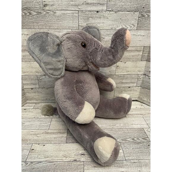 Build a Bear Gray Elephant Plush Realistic 15” - Picture 3 of 7